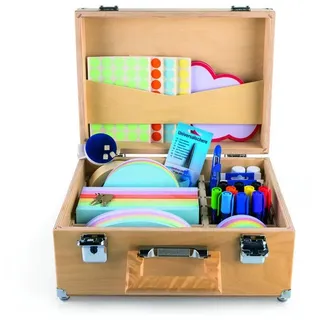 Magnetoplan Moderationskoffer Wood Series 2.400 Teile