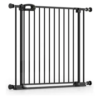 Bomi Türschutzgitter Merle Flatstep, 63-217 cm schwarz XXS