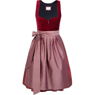 Edelnice Lilly Samt Dirndl rot 44