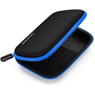 deleyCON Festplattentasche deleyCON Festplattentasche Case für 2,5" Zoll HDD SSD 2 Fächer