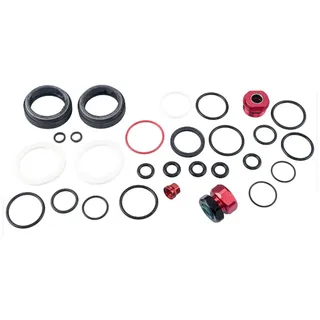 RockShox Fahrrad-Service Kit 200 Std/1 Jahr für 35 mm Gabeln - Silber