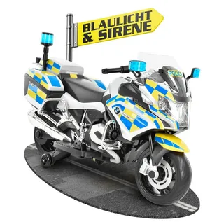 Hecht Elektro-Kindermotorrad BMW R1200RT Polizei blau (35W)
