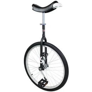 QU-AX Unisex – Erwachsene Onlyone 24 Einrad Schwarz, One Size