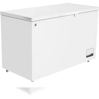 METRO Professional Gefriertruhe GHF2300, Stahl / Aluminium, 112.5 x 61 x 83.5 cm, 300 L, 95 W, 1 Korb, LED-Beleuchtung, 4 Rollen, mit Schloss, weiß