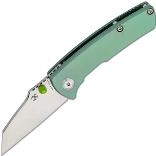 Kansept Little Main Street Stonewashed CPM-S35VN Green Anodized Titanium K2015A4