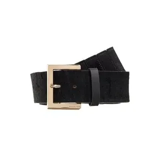 Michael Kors Gürtel - 55Mm Haircalf Belt W Stretch Back - Gr. XS - in Schwarz - für Damen