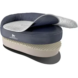 Knuffelwuff Hundebett Jessy 135 x 85 cm grau