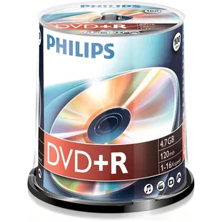 Philips DVD+R 4,7GB 16x 100er Spindel