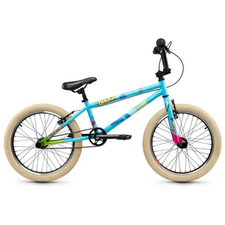 S’COOL BMX-Rad DIKKA BMX Kinder BMX Fahrrad ab 7 Jahre alt, 360 Grad Freestyle, 1 Gang