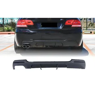 MpTuned E92 E93 Diffusor glänzend schwarz für 3er Coupe cabriolet 320/328/325/330 2007 2008 2009 2010 2011 2012 2013 M Sport