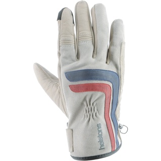 Helstons Jeff Handschuhe - Beige / Blue / Red - XL