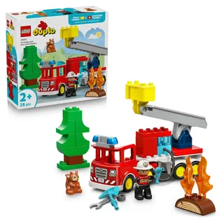 LEGO Duplo Löschauto mit Schlauch und Feuerwehrmann 10473