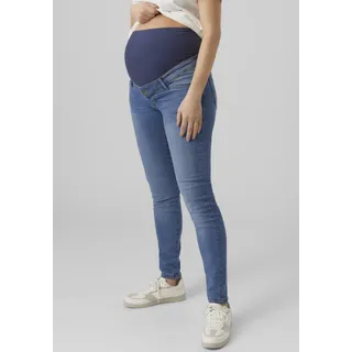 MAMA LICIOUS Mamalicious Umstandsjeans Slim Fit Jeans Medium Blue Denim L