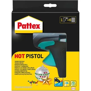 Pattex Heißklebepistole Set mit 6 Klebesticks 11 mm Klebepistole
