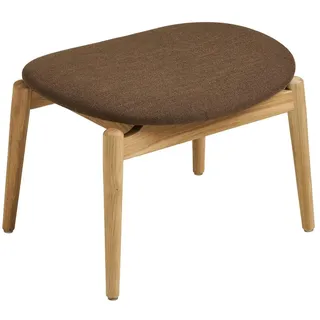 VCM Hocker Olvera Holz 43 x 53,5 x 38 cm Braun