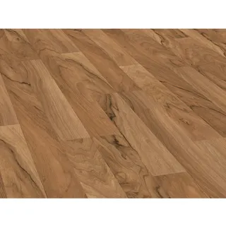 Laminatboden Basic 200 Nussbaum dunkel