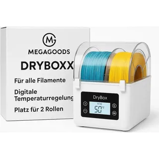 Filamenttrockner Box für 2 Rollen 1,75/2,85 mm 3D-Drucker DE.