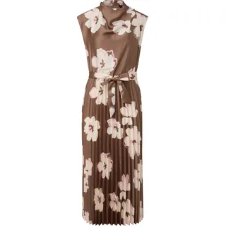 s.Oliver Midikleid Floralmuster Braun 44