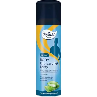Depilan · For Men Body Enthaarungsspray / Enthaarungscreme zum Aufsprühen für