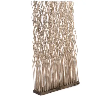 creedwood RAUMTEILER grau Naturmaterialien, 70x110x17 cm, Wohnzimmer, Raumteiler | Paravents, Raumteiler