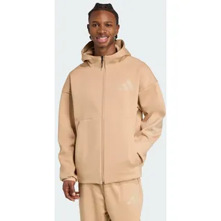 adidas Z.N.E. Zip-Hoodie Warm Sandstone/Clay Brown S