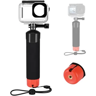 Osmo Action Tauch-Zubehör Set (Schwimmender Handgriff & Wasserfestes Gehäuse), kompatibel mit DJI Osmo Action 5 Pro,Osmo Action 4,Osmo Action 3 - Unterwasser Zubehör für DJI Action 5 Pro/4/3