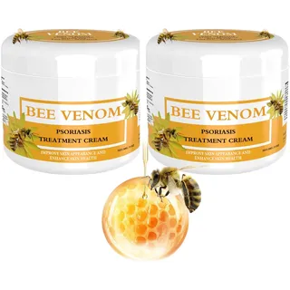2pcs New Zealand Bee Venom Cream,Bienengift Creme, Soothing Skin Cream,Bee Cream Bienengiftsalbe,Relieve Skin Itching,Skin Soothing Care Creme