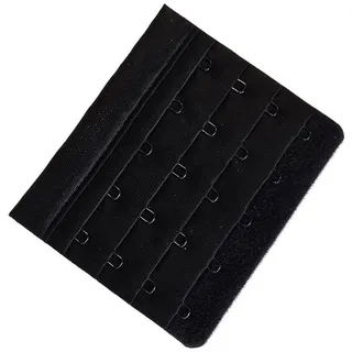 Miss Perfect BH-Verlängerung 50500-73, Bra Back Extender – BH-Verlängerung für perfekte Passform schwarz 5 Haken (9.4 cm breit)