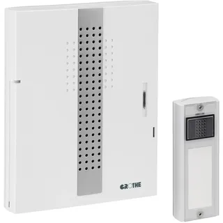 Grothe Funkgong Set Mistral 200M Funkklingel 43305 Reichweite 200 m weiß France