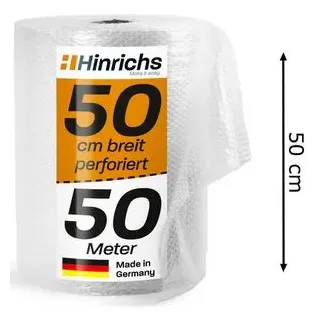 Hinrichs Luftpolsterfolie Rolle 50 x 0,5m perforiert