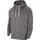 charcoal heathr/white/white XL
