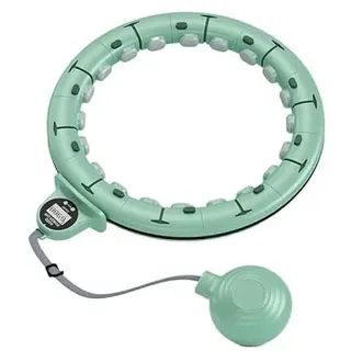 Hula Hoop mit Gewicht Kugel - hoopside pro original (Taille65-110CM,Grün)