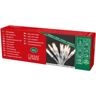 Konstsmide Mini-Lichterkette LED 2 m Warmweiß