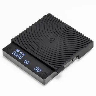 TIMEMORE Black Mirror Basic mini Kaffeewaage Elektronische Ultradünn und Leicht Espressowaage Mit Wasserdurchflussmenge und Timer-Funktion, Digitalwaage für Küche/Backen/Kochen