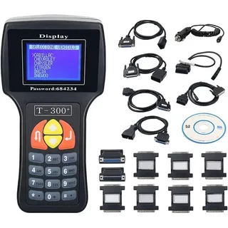 T300 Schlüsselprogrammiergerät T300 Auto V23.9 Autoschlüssel-maker T300 Code-programmiergerät Schlüsselanpassungsgerät Englische Version Schwarz