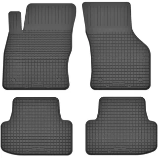Gummimatten Fußmatten Hoher Rand 15 mm für VW Golf VII/Passat B8 / Polo VI/T-ROC/Tiguan II/Skoda Karoq/Octavia III/Seat Arona/Ateca/Leon III/Audi A3 8V