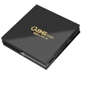 Q96 MAX TV-Box, 4K UHD für Android 14 Media Player mit Quad-Core für Allwinner H313 Prozessor, 1 GB DDR3 und 8 GB ROM für Streaming (UK)