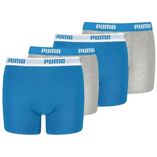 Puma Boxershorts BASIC BOXER 4P in 417 - blue/grey | 128