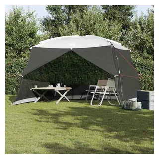 vidaXL Mosquito Tent Grey 380 X 380 X 225 Cm Polyester And Fiberglass