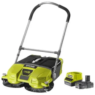 RYOBI Akku-Kehrmaschine mit Akku Kehrbesen Straßenkehrer ONE+ 18V elektrisch