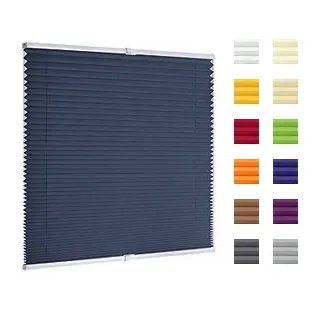 Plissee, Plissees, Farbe anthrazit, günstig auf Maß oder in Standardgrößen