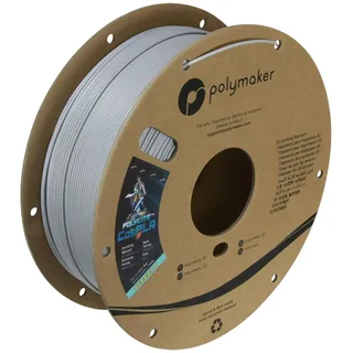 Polymaker PA05006 CosPLA Version A Filament PLA Gute Lackhaftung, Leicht zu schleifen 1.75mm 1000g Grau