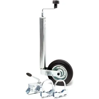 Wiltec Stützrad für Anhänger bis 362 kg ø48 mm