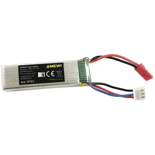 AMEWI Modellbau-Akkupack (LiPo) 7.4 V 600 mAh Zellen-Zahl: 2 Softcase JST