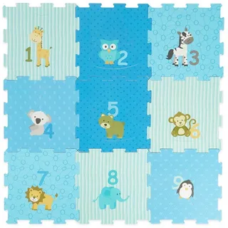 Bieco Puzzlematte Tiere Blau