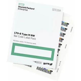 HP HPE LTO8 Ultrium Barcode Label RW 100 Q2015A