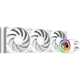 iD-Cooling FX360 LCD PE WHITE - CPU-Wasserkühlung