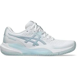 Asics Gel-Challenger 15 Clay Damen Tennisschuhe weiß, Größe 39 1⁄2 - Gel Challenger weiß/blau