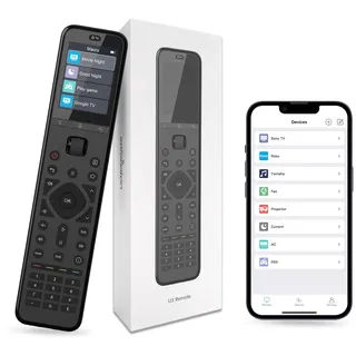 SofaBaton U3 Universelle Fernbedienung mit Globaler Makro-Funktion | Smart Universal Fernbedienung mit Google Assistant Sprachsteuerung & Active Multi-Link Bluetooth & individueller APP
