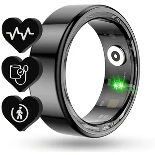Fontastic Fyri Smart Ring Gr. 60 / 19,1 mm schwarz
